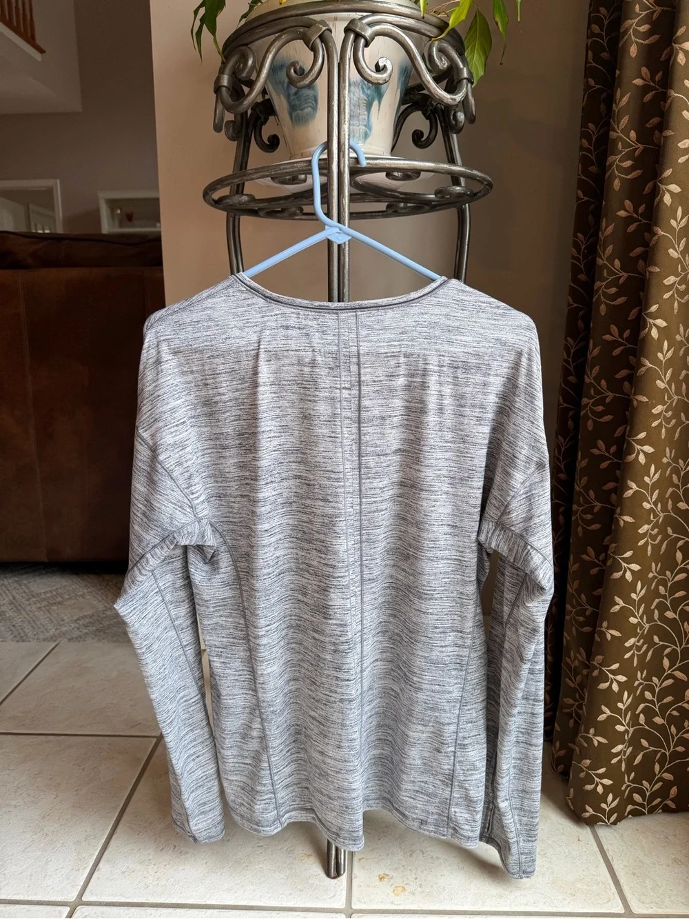 LuluLemon Long Sleeve Performance Top - Violet Blue (1), Gray (2)